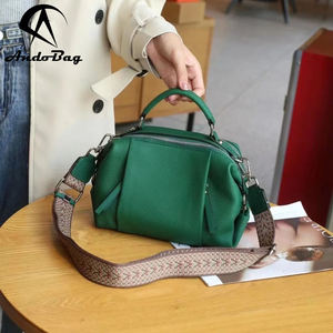 Bolsos de Hombro de Cuero Andong para Mujer, Bolso Bandolera de Cuero Vacuno Genuino, Bolso de Mano de Moda 99122 - Product Image 1