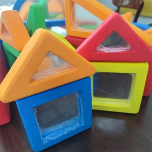 Espejo sensorial de plástico inastillable personalizado con marco de Eva suave ESPEJO DE EVA SIN BPA para niños - Product Image 3