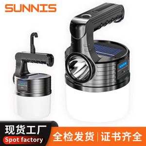 Dual Source Solar Camping <b>Lantern</b> <b>LED</b> <b>Rechargeable</b> Portable Outdoor Light For Camping - Product Image 3