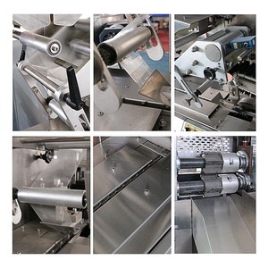 Servomoteur multifonctionnel à trois moteurs, avec flux Horizontal, emballage automatique, pour emballage oreiller, bonbons, à grande vitesse - Product Image 4