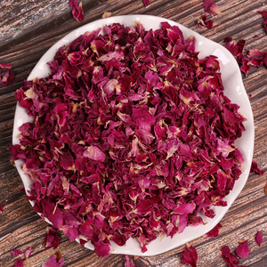 Vente en gros Thé en vrac 100% Bain naturel Pétales de rose rouge Drie Mariage Pétales de rose colorés - Product Image 5