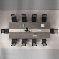 Mobilier de bureau en bois luxueux HYZ-16 bureau bureaux de direction table de conférence tables et chaises de conférence table de réunion
