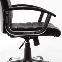 Chaises de bureau ergonomiques en cuir PU, en cuir PVC, chaises d'ordinateur, chaises d'étude sédentaires pour la maison, vente en gros