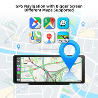 Lecteur multimédia de voiture 10,26 pouces avec Carplay / Android Auto, appels Bluetooth, écran tactile sans fil IPS, caméra de recul