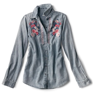<span class=keywords><strong>Chemise</strong></span> en <span class=keywords><strong>jean</strong></span> brodée de qualité supérieure, nouvelle mode, <span class=keywords><strong>jean</strong></span> personnalisé, délavage clair, chemisiers pour femmes, denim - Product Image 4