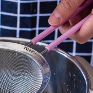 For Bake Stainless Steel Flour Sieve 18cm Ultra Fine Mesh Baking Tool - Product Image 4
