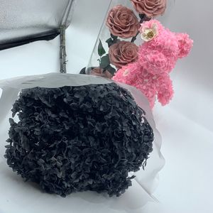 All'ingrosso fiore di decorazione secchi fiori di ortensia colore rosa piccole <span class=keywords><strong>foglie</strong></span> Anna conservato ortensia con singolo gambo lungo - Product Image 1