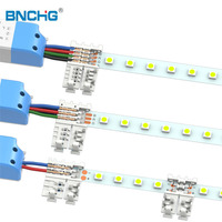 Connecteurs de ruban Led, 5 pièces, 2 broches, de 8mm