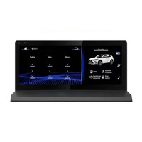 Unité de tête stéréo GPS Carplay de 10.25 pouces pour Lexus NX 2014-2021 Navigation vidéo multimédia automatique Android avec TPMS sur le tableau de bord