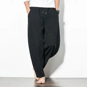 Pantalons Harem imprimés pour hommes, Baggy, bleu marine, OEM, Style japonais, nouvelle collection