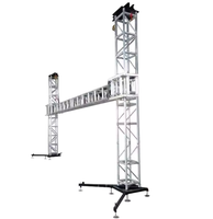 Structure en aluminium pour scène, station DJ, structure métallique pour événements extérieurs, écran LED, système de levage au sol