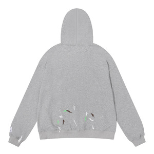 Sudadera con Capucha Casual de Forro Polar Antipilling Personalizada para Mujer, Ropa de Calle para Otoño e Invierno, con Logotipo por Transferencia Térmica - Product Image 3