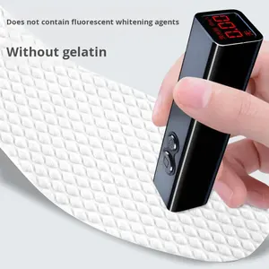 Solette monouso <span class=keywords><strong>in</strong></span> pasta di <span class=keywords><strong>legno</strong></span> da donna antiodore traspirante antiodore antiscivolo sottile a piedi nudi - Product Image 3