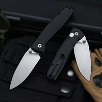 Couteau de poche pliable à lame en acier D2 avec poignée en aluminium personnalisable OEM