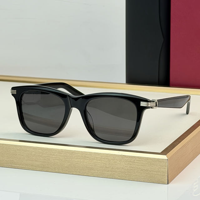 Luxury Acetate Square Double Bridge Frame Designer Sunglasses Quality Fashion Eyewear for Cycling Surfing Polarized Light Weight