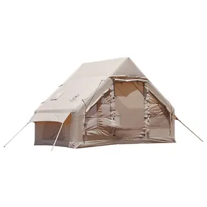 Coody Portable Custom Family Camping Tent Waterproof Outdoor Large Canvas Air column Glamping Inflatable Camping family Tent