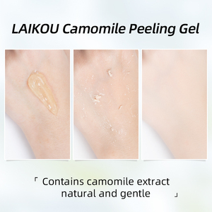 Gel exfoliant pour le corps à la camomille LAIKOU 60g, nettoyage en profondeur, exfoliant pour la peau du visage, pour adultes, OBM Supply - Product Image 6