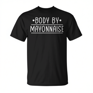 Camiseta promocional Mayo Fan Body by Mayonnaise Quote con diseño inspirador - Product Image 2
