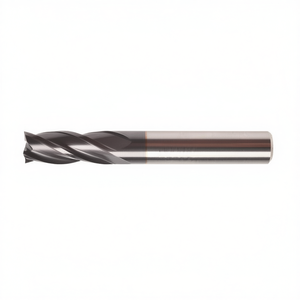 Ttake Standard Solid Carbide End Mill Ta1407 30 Degree Helix 4 <b>Flutes</b> Nano TiAlN Coated Short For Contour Finishing - Product Image 2