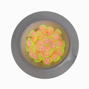 Vente en gros 3D <span class=keywords><strong>pamplemousse</strong></span> polymère tranches argile lumineuse arrose pour le bricolage artisanat minuscule mignon fruits en plastique Klei boue - Product Image 3