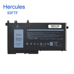 Batería Nueva para Portátil 11.4V 51Wh 93FTF 83XPC DJWGP D4CMT para Latitude 5280 5480 5580 5590, Batería Recargable para Computadora Portátil - Product Image 1