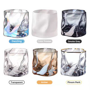 Net <span class=keywords><strong>red</strong></span> alto nivel de apariencia vidrio ins viento creativo giro taza hogar irregular café desayuno agua taza deslumbrante - Product Image 5