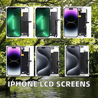 Schermo LCD TFT XJ Compatibile per 6/7/8/X/11/12/13/14/15/Pro Max Mini 4.7" con Luminosità 350-400cd, Garanzia di 1 Anno