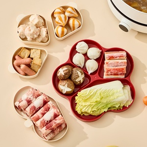 Multi-Functional Hot Pot Flavor Flower <b>Plate</b> Kitchen <b>Side</b> Dish Green Onion Ginger Garlic Food Preparation Artifact Wall-Hung - Product Image 6