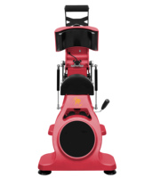 Presse à chaud automatique à double chauffage et contrôle de température en deux étapes 110/220V 600W pour le transfert de motifs sur casquettes
