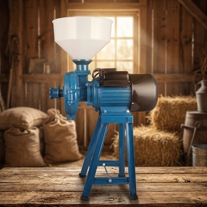 Molino de Molienda Húmeda y Seca Multifuncional, Molino de Maíz Comercial, Molinillo de Hierbas Chinas, Molino de Alimentos Secos, 220V, Acero - Product Image 6