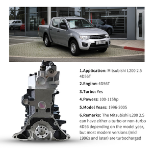Superieure kwaliteit 4D56T diesel turbocompressor motorassemblage 100-115 PK voor Mitsubishi L200 <span class=keywords><strong>2</strong></span>.5 modeljaar 1996-2005 - Product Image 2