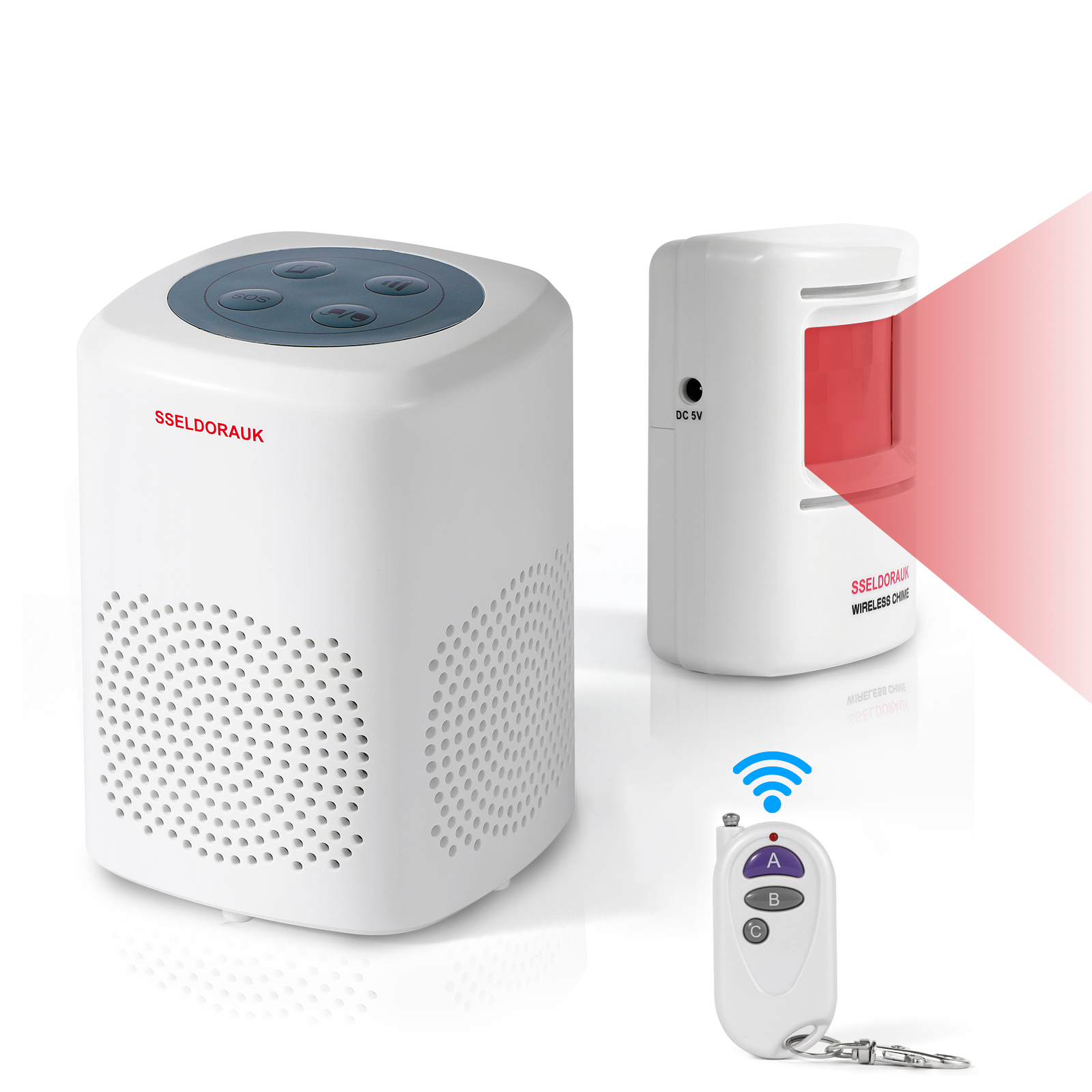 White With Remote Control