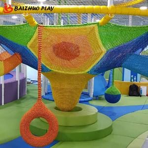 Colore colorato per interni altalena rotonda <span class=keywords><strong>rete</strong></span> per bambini Donut Set <span class=keywords><strong>di</strong></span> altalena in Nylon <span class=keywords><strong>corda</strong></span> <span class=keywords><strong>di</strong></span> pneumatico al coperto parco giochi arrampicata <span class=keywords><strong>corda</strong></span> reti per pneumatici - Product Image 6