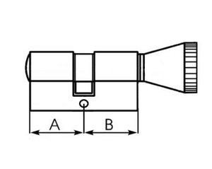 <strong>Dual</strong> Two Points Cylinder <strong>Lock</strong> Hotel Door <strong>Locks</strong> - Product Image 3