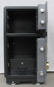 Caja Fuerte Ignífuga para Archivos, Caja de Seguridad con Combinación Digital, Caja Fuerte de Dos Puertas para el Hogar y Hoteles - Product Image 3