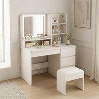 Miroir sur pied éclairé moderne et durable, table de maquillage murale pour chambre à coucher, appartement, hôtel
