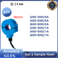 Type ouvert IP67 niveau 1000A/5A anti-pluie poussière étanche CT capteur de courant alternatif utilisation extérieure transformateur de courant certifié CE