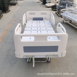 เตียงผู้ป่วย 142x77x96 ซม. สแตนเลส ปรับด้วยมือหมุน สำหรับพยาบาล ใช้ในห้องไอซียู - Product Image 2
