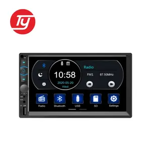China Factory Wholesale 1024*600 HD Touch Screen 7inch Car MP5 2 Din Car Radio with Navigation For Toyota universal