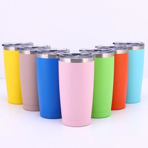 Vaso Térmico de Acero Inoxidable Reutilizable para Viajes en Auto, 20 oz, con Tapa, para Sublimación, Suministro de Fábrica - Product Image 1