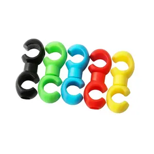 10 pièces risque vélo changement câble de frein tuyau rotatif boîtier crochets S boucles Clip fil S-<span class=keywords><strong>crochet</strong></span> boîtier bien rangé support Guide organisateur - Product Image 3
