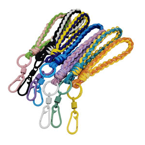 Cordino per Telefono Intrecciato a Mano a Quattro Fili in Poliestere, Cinturino Universale Anti-Caduta da Polso per Uomini e Donne - Product Image 2