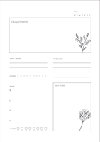 Journal d'autosoins en tissu de lin A5 personnalisé planificateur de bien-être quotidien sans date pour les femmes et les hommes pour pratiquer la pensée positive