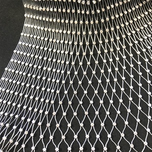S134 Wholesale Stretch <strong>Elastic</strong> Mesh Fabric Gold and Silver <strong>Crystal</strong> Rhinestone Mesh <strong>Trim</strong> - Product Image 2