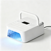 Lampe à ongles UV LED sans fil rechargeable avec capteur automatique, 4 minuteurs, pour le séchage du gel, idéale pour salon et manucure à domicile, vente en gros