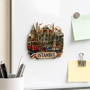 Pegatinas Metálicas para Refrigerador de Ámsterdam, Países Bajos, Pegatinas Magnéticas Conmemorativas de <span class=keywords><strong>Turismo</strong></span> Urbano Personalizadas, Regalo - Product Image 3