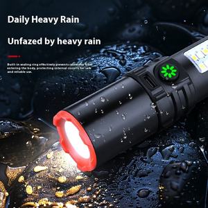 Multifunzione EDC ricaricabile torcia a LED portatile ABS IP44 impermeabile lampada esterna di emergenza USB ricarica tattica - Product Image 3
