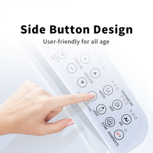 Hong Kong 110V Versão Padrão Não-Instantâneo Inteligente Tampa Do Assento Sanitário Universal Casa Inteligente Aquecida Flush <span class=keywords><strong>Toilet</strong></span> Seat Cover - Product Image 4