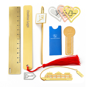 Marcapáginas Promocionales Personalizados con Regla y Logotipo Grabado en Metal, Cobre o Latón, con Borla - Product Image 6