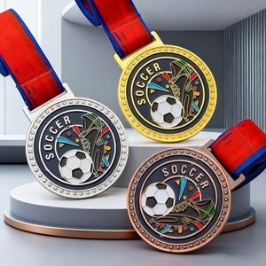 Medallas de Aleación de Zinc con Logotipo Personalizado Disponibles, Medallas Deportivas Personalizadas Aptas para Colgadores de Medallas - Product Image 2